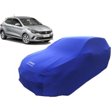 Imagem de Capa Para Carro De Tecido Lycra Fiat Argo Anti-risco - Mz, Azul