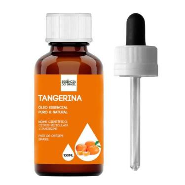 Imagem de Óleo Essencial Tangerina 100ml - Puro E Natural - Essência do Brasil