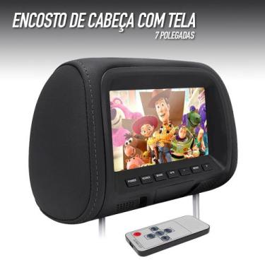 Imagem de Encosto Com Tela Lcd Unidade Grafite Cinza Escuro Picanto 2012 2013 20
