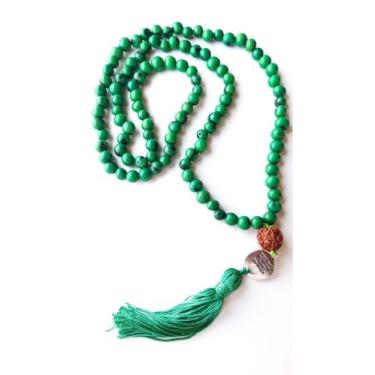 Imagem de Japamala 108 contas de semente de açaí verde - Despertararts 