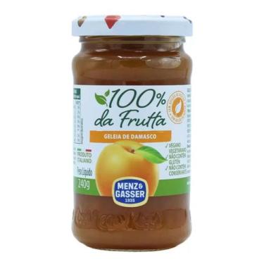 Imagem de Geleia menz e gasser 100% fruta damasco 240g