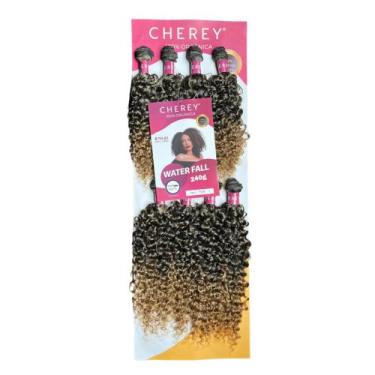 Imagem de Cabelo Afro Curto Walter Fall Fibra Organica Cherey 240g 8 Telas, 1B/2