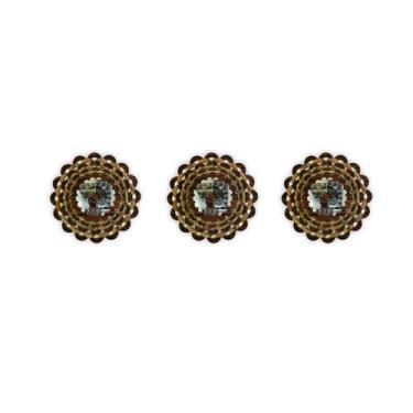 Imagem de Mandala Decorativa Ambiente Sala Quarto Kit 3 Pçs 38165 - CREATUS, mar