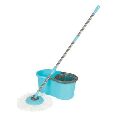 Imagem de Esfregão Mop Giratório Balde 13 Litros Limpeza Mor