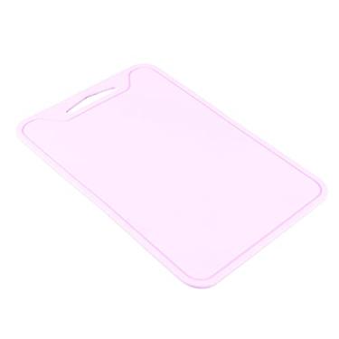 Imagem de Tábua de corte de silicone de grau alimentício, tábua de corte flexível para uso em cozinha doméstica, roxa