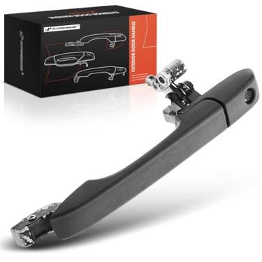 Imagem de A-Premium Maçaneta externa dianteira esquerda do lado do motorista compatível com Honda CR-V CRV 2002 2003 2004 2005 2006, preto texturizado, substituição # 72180S9A003