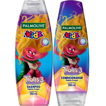 Imagem de Shampoo e Condicionador Palmolive Kids Trolls 3 Cabelo Crespo