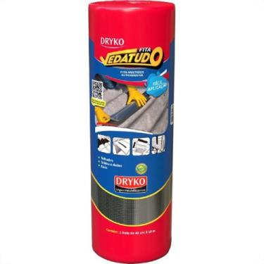 Imagem de Fita Multiuso Dryko Vedatudo Aluminio 45Cm X 10M