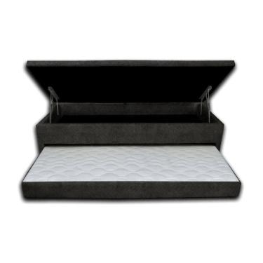 Imagem de Cama Box Baú Solteirão com Auxiliar Ortopédica 110x188x46cm
