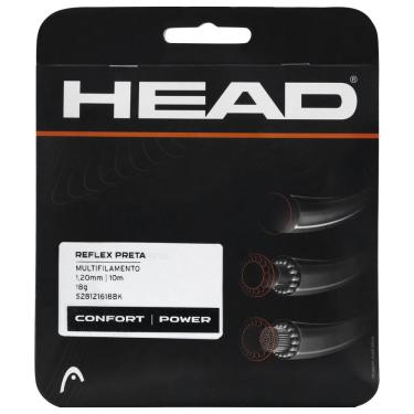 Imagem de Corda Head Squash Reflex 18L 1.20mm Preta Set Individual
