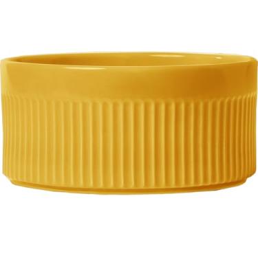 Imagem de Germer, Ramekin redondo em porcelana, modelo assar ou servir, refratária, Ø 18 cm, 1800 ml, Amarelo