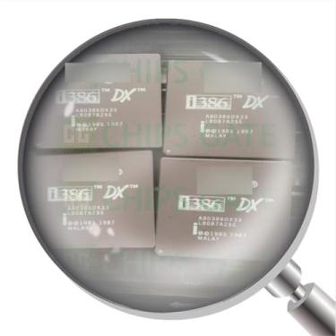 Imagem de A80386DX-33 1 Pcs Nos A80386DX-33 I386 32-Bit Vintage CPU 33Mhz