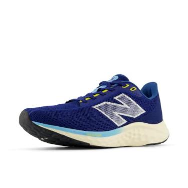 Imagem de New Balance Fresh Foam Arishi V4 Tênis de corrida masculino, Tinta/Ágata Azul/Gengibre Limão, 46