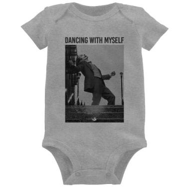 Imagem de Body Bebê Dancing with myself - Foca na Moda, Cinza, G