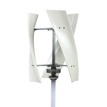 Imagem de 12v,HYZHANHONG Gerador de turbina eólica de 8000 W, eixo vertical, gerador de suspensão magnética permanente, gerador de eixo vertical de 12 V-220 V com controlador para casa, barcos