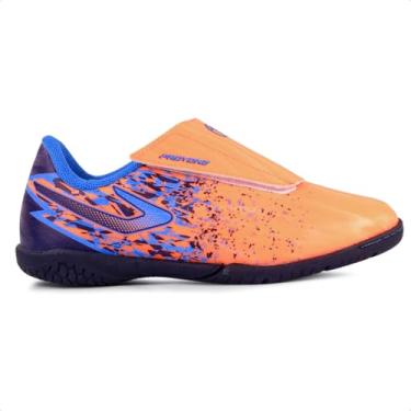 Imagem de Chuteira Topper Provoke II Inf Scty, Laranja/Marinho/Azul, 35