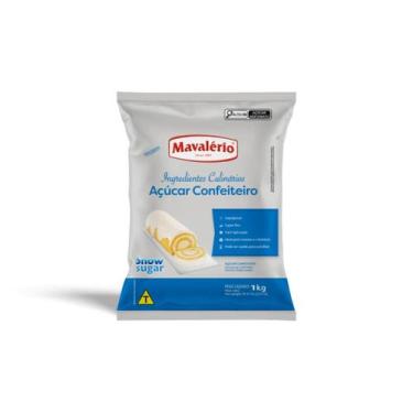 Imagem de Açúcar de confeiteiro impalpável snow sugar 1kg mavalério