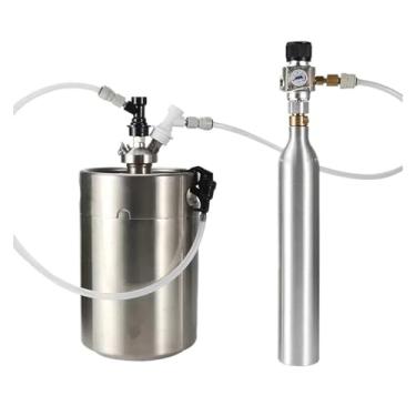 Imagem de Fabricação caseira de cerveja Gas & Beer Keg Ball Lock Disconnect With 8/9.5mm Push In Fitting Keg Dispenser Connector Acessórios para vinho(E)