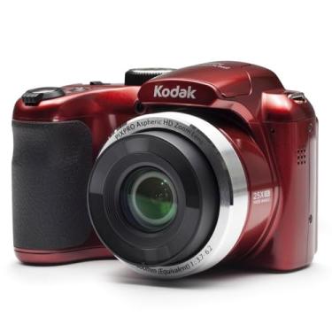 Imagem de Kodak Câmera digital PIXPRO Astro Zoom AZ252-RD de 16 MP com zoom óptico de 25X e LCD de 3 polegadas (vermelho)