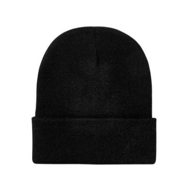 Imagem de Touca Gorro de Lã para Inverno Lisa Modelo Unissex GR62220 - Lefipe, P