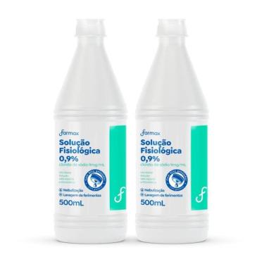 Imagem de Kit 2 Soro Fisiológico Sorimax Farmax 500ml