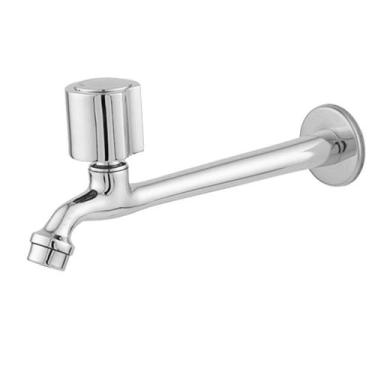 Imagem de Torneira Tanque Lavanderia Pia Reta 18cm Parede Metal Acab. C40 CasaGr