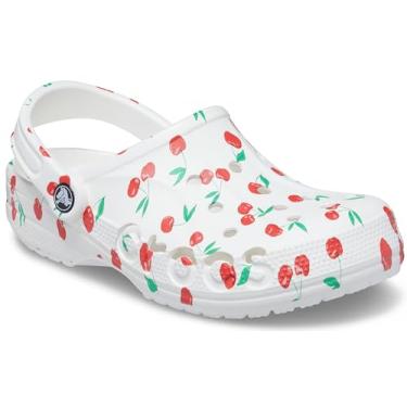 Imagem de Crocs Baya Seasonal Printed Clog White/Cherry Men's 12, Women's 14 Medium