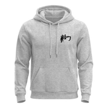 Imagem de Moletom Blusa de Frio Luken lk estampado jacare street tendencia, Cinz