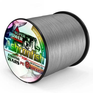 Imagem de Linha De Pesca Trançada De 8 Fios 500M 6-300LB Ashconfish Multifilamen