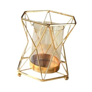 Imagem de IEUDNS Planter de vaso de flor Organizador de flores de base estável Organizador floral para a sala de estar Mantel de férias do Dia dos Namorados, Altura 15 Cm