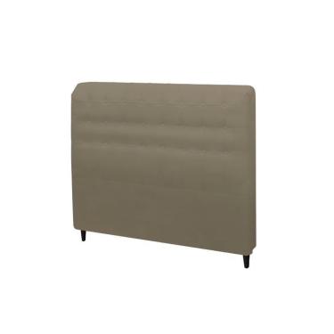 Imagem de Cabeceira Dama New Plus Queen 1600mm Veludo Adar Castor - Simbal