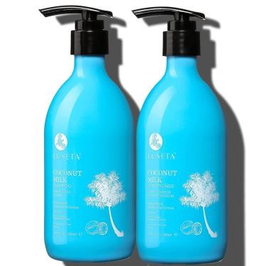 Imagem de Shampoo e condicionador L luseta Leite de coco 500mL sem sulfato