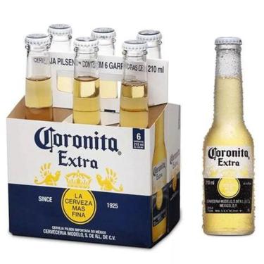 Imagem de Cerveja Coronita Extra Long Neck 210Ml (6 Garrafas)