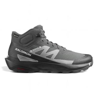 Imagem de Bota Salomon Elixir Activ Mid GTX Masculina, Cinza, 39