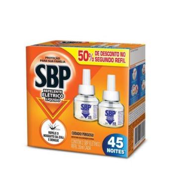 Imagem de SBP Refil Elétrico com 2 Unidades 35ml Cada