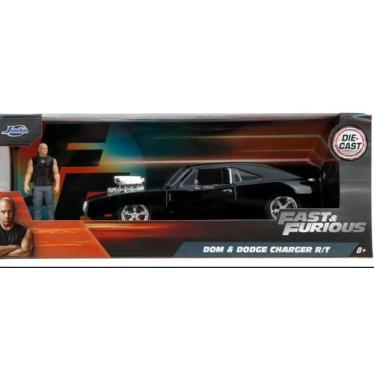 Imagem de Dodge Charger R/T 1970 Velozes e Furiosos + Figura Dom Toys 1:24 - Jad