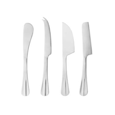 Imagem de LYOR - Conjunto 4 Facas para Queijo de Aço Inox Positano