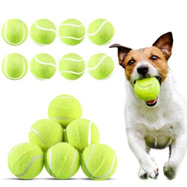 Imagem de Bolas de tênis para cães Hanaive, 20 peças para cães pequenos, 5 cm, a