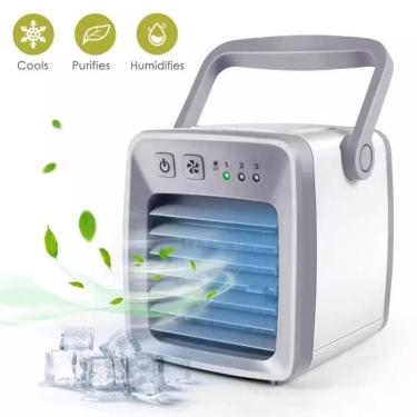 Imagem de Ar-Condicionado Portátil 3 em 1 – Mini Ventilador USB