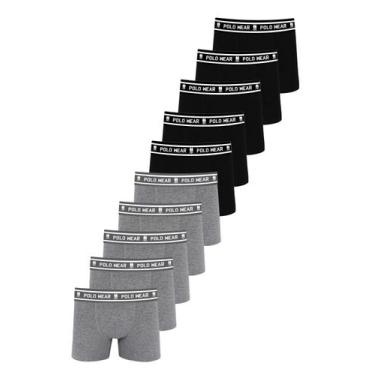 Imagem de Kit 10 Cuecas Sem Costura Algodão Polo Wear Sortido, Sortido, M