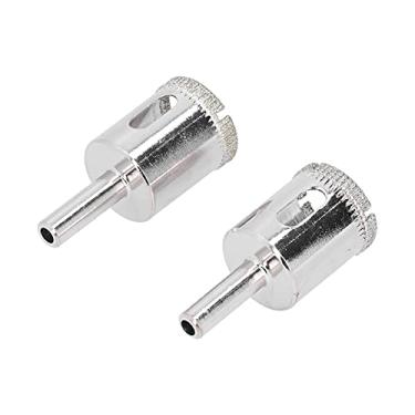 Imagem de Broca de Vidro, 2 Peças de Broca de Diamante para Serra de Furo, 25 Mm/1,0 pol., Broca de Núcleo Oco para Cerâmica, Vidro, Porcelana, Azulejo Cerâmico, Serras de Furo