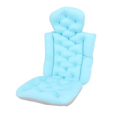 Imagem de Almofada de Banho de Corpo Inteiro para Banheira, Almofada de Banheira Adulta Antiderrapante de Secagem Rápida Com Ventosa, Almofada de Banheira de Spa para Cabeça, Pescoço,