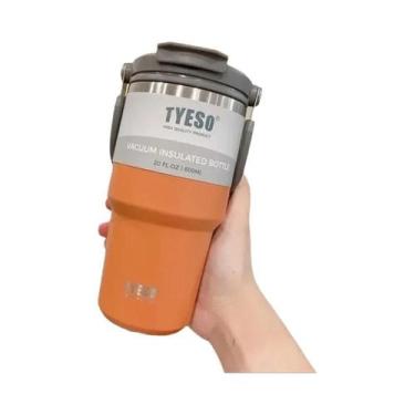 Imagem de Caneca Térmica de Aço Inoxidável com Alta Capacidade - Garrafa Térmica