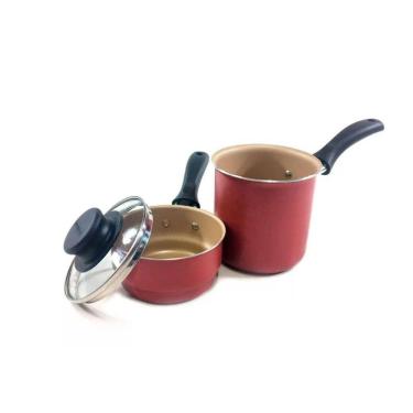 Imagem de Cuscuzeira Individual Tramontina Cozi Vapore Fervedor Antiaderente Turim Vermelha 10Cm