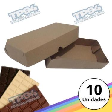 Imagem de Caixa para Barra de Chocolate - Pacote c/ 10 unidades - TP94 Embalagen
