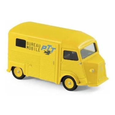 Imagem de Miniatura onibus citroen correios turquia pttpost 1/64 norev, Amarelo