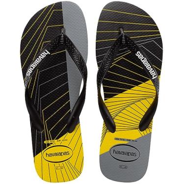 Imagem de Chinelo Trend, Havaianas, Masculino, Amarelo Citrico/Preto, 37-38