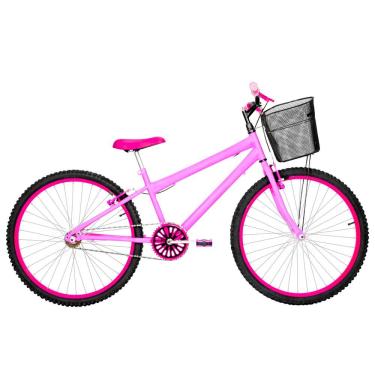 Imagem de Bicicleta Feminina Aro 26 Rbx Alumínio Colorido Cor Rosa E Pink