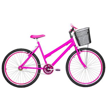 Imagem de Bicicleta Feminina Aro 26 Mtb Aero Cor Pink