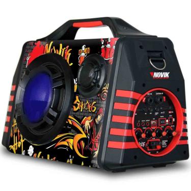 Imagem de Caixa De Som Ativa 40w Shock 6 Bluetooth Usb-sd Com Microfone Nkshock6